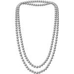 Graue Perlenketten für Damen 