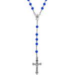 Hellblaue Rosenkränze & Gebetsketten aus Metall 