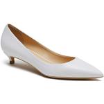 Weiße Kitten-Heel-Absatz High Heels & Stiletto-Pumps für Damen Größe 42 