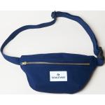 Marineblaue Souleway Vegane Damenbauchtaschen & Damenhüfttaschen mit Reißverschluss aus Canvas 