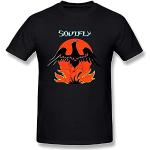 Soulfly Heavy Metal Graphic Printed T Shirt for Fashion Mens Tee Black 3XL