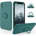 Reduzierte Grüne Elegante iPhone X/XS Cases Art: Slim Cases mit Bildern aus Gummi stoßfest 