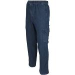 Dunkelblaue Sportliche SOUNON Stretch-Jeans aus Denim für Herren Größe 5 XL 