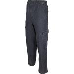 Schwarze Sportliche SOUNON Stretch-Jeans aus Denim für Herren Größe 3 XL 