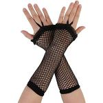 Schwarze Fingerlose Handschuhe & Halbfinger-Handschuhe für Damen Einheitsgröße 