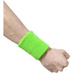 Sourcingmap® 10 Pack Athletisch Baumwolle Frottier dünn Handgelenk Schutz Schweißband Grün