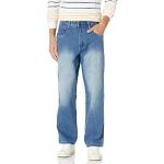 Southpole Herren Relaxed Fit Core Denim Pant - Hose mit lockerer Passform Jeans, Medium Sand Blau, 32W / 30L