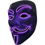 SOUTHSKY LED Maske Leuchtend V wie Vendetta Maske