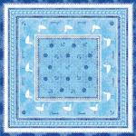 Blaue Maritime Tischdecken aus Textil 