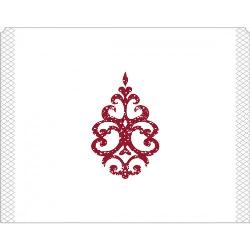 Sovie HORECA Eierwärmer Royal Line Bordeaux aus Tissue 9-lagig, 105 x 82 mm, 150 Stück - Ornamente - Papier 4045825356310