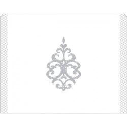 Sovie HORECA Eierwärmer Royal Line Silber aus Tissue 9-lagig, 105 x 82 mm, 150 Stück - Ornament - weiß Papier 4045825356433