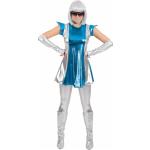 Silberne Orlob Astronauten-Kostüme für Damen Größe XS 