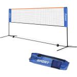 Badmintonnetz Badminton-Trainingsnetz schwarz 1,2 mm Nylon Netz 
