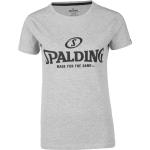 Graue Spalding T-Shirts aus Baumwolle für Damen Größe XXL 