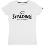 Weiße Spalding T-Shirts aus Baumwolle für Damen Größe 3 XL 