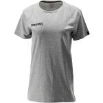 Graue Spalding T-Shirts aus Baumwolle für Damen Größe S 