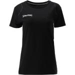 Schwarze Spalding T-Shirts aus Baumwolle für Damen Größe 3 XL 