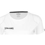 Weiße Spalding T-Shirts aus Baumwolle für Damen Größe M 