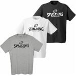 Weiße Spalding T-Shirts mit Basketball-Motiv aus Jersey Größe XL 