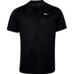 Schwarze Nike Golf Stehkragen Herrenpoloshirts & Herrenpolohemden aus Polyester 