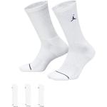 Weiße Gestreifte Nike Jordan Ringelsocken aus Mesh für Herren Größe L 