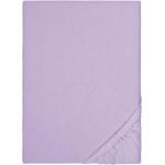 Violette Antike Biberna Spannbettlaken & Spannbetttücher aus Flanell 200x200 