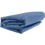 Reduzierte Blaue Spannbettlaken & Spannbetttücher aus Jersey trocknergeeignet 200x200 