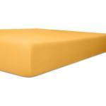 Reduzierte Gelbe Kneer Spannbettlaken & Spannbetttücher aus Jersey maschinenwaschbar 220x200 