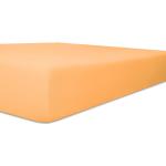 Reduzierte Peachfarbene Kneer Spannbettlaken & Spannbetttücher aus Jersey maschinenwaschbar 220x200 