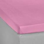 Pinke Kneer Spannbettlaken & Spannbetttücher aus Textil 180x200 
