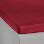 Rote Kneer Spannbettlaken & Spannbetttücher aus Textil 90x200 