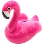 Spardose XXL Flamingo 18 cm pinkes Sparschwein aus Keramik