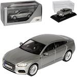 Silberne Spark Audi A5 Modellautos & Spielzeugautos 