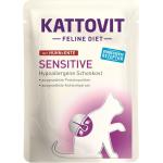 Sparpaket KATTOVIT Feline Diet Sensitive Huhn & Ente 48 x 85g Beutel Katzenna... (48 x 85,00 g)