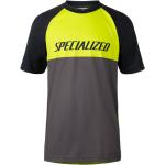 Specialized Enduro Grom Trikot Kinder kurzarm | hyper green-charcoal block Youth S