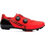 Rote Specialized S-Works MTB Schuhe aus Mesh für Herren Größe 40 