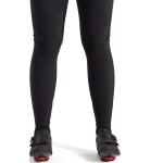Schwarze Beinstulpen mit Reißverschluss aus Polyamid für Damen Größe 3 XL 