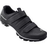 Schwarze MTB Schuhe mit Klettverschluss leicht für Damen Größe 36 
