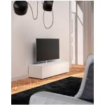 Weiße Moderne SPECTRAL TV Halterungen Breite 100-150cm, Höhe 0-50cm, Tiefe 0-50cm 