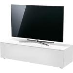 Weiße Moderne SPECTRAL TV Halterungen aus Holz Breite 100-150cm, Höhe 0-50cm, Tiefe 0-50cm 