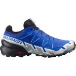 Blaue Salomon Speedcross 5 Gore Tex Bio Outdoor Schuhe aus Textil leicht für Herren 