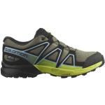 Grüne Salomon Speedcross 5 Trailrunning Schuhe für Kinder Größe 35 