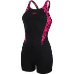 Pinke Speedo Damenschwimmanzüge & Damensportbadeanzüge aus Polyester enganliegend mit V-Rückenpartie Größe M 