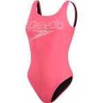 Pinke Speedo Damenschwimmanzüge & Damensportbadeanzüge aus Polyester enganliegend Größe XS 