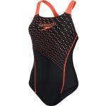 Schwarze Speedo Damenschwimmanzüge & Damensportbadeanzüge aus Polyamid enganliegend Größe L 