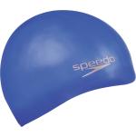 Speedo Plain Moulded Silikon Badekappe Erwachsene blau Standard