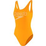 Reduzierte Gelbe Speedo Badeanzüge mit hohem Beinausschnitt aus Polyamid für Damen Größe S 