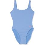 Blaue Speedo Badeanzüge mit hohem Beinausschnitt für Damen Größe L 