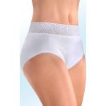 Weiße SPEIDEL Lingerie Oeko-Tex Bio Feinripp-Unterhosen aus Baumwolle für Damen Größe XL 3-teilig 