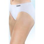 Weiße SPEIDEL Lingerie Oeko-Tex Bio Nachhaltige Feinripp-Unterhosen aus Baumwolle für Damen Größe M 3-teilig 